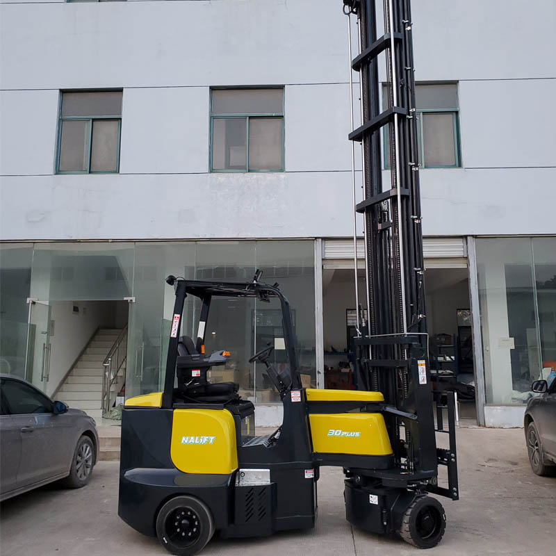 nuova consegna di Nalift carrelli elevatori per corsie strette 3000kg 12,4 m. 